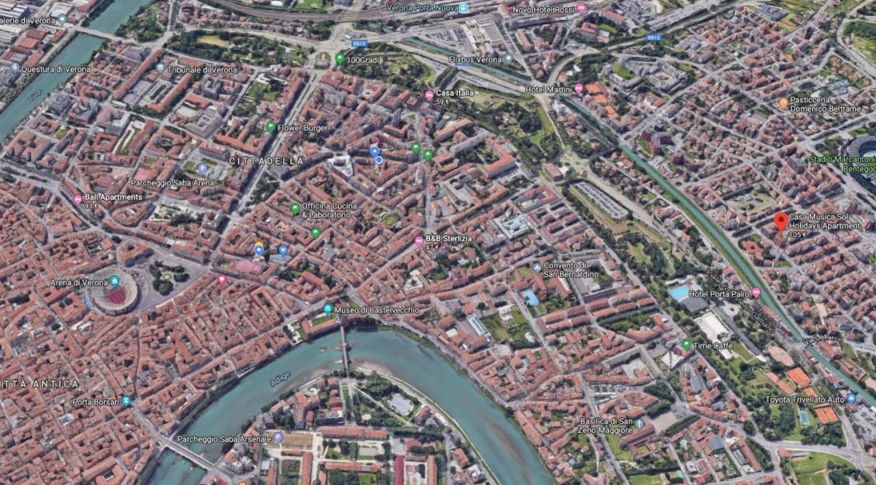Casa Musica Sol Lägenhet Verona Exteriör bild